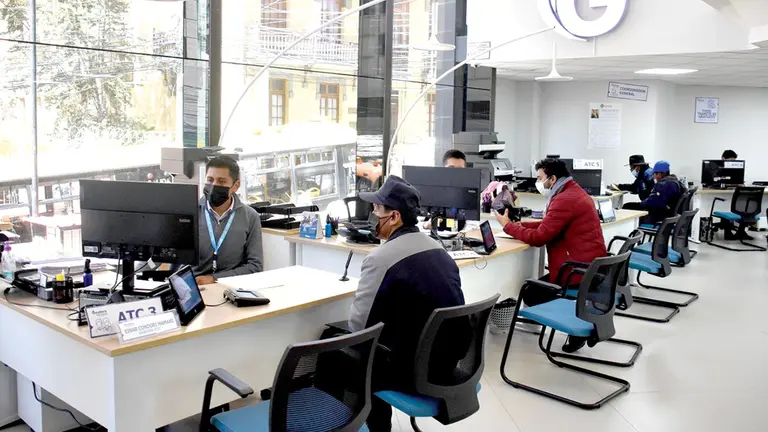 Oficinas de la Gestora en la ciudad de La Paz./ ABI