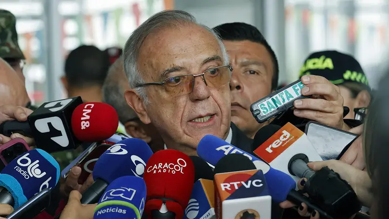 Fotograf&iacute;a de archivo del ministro de Defensa de Colombia, Iv&aacute;n Vel&aacute;squez./ EFE