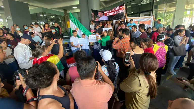 Autoconvocados en apoyo a Luis Fernando Camacho. FACEBOOK LUIS FERNANDO CAMACHO