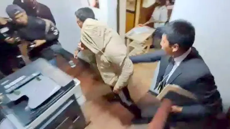 La aprehensión la tarde de este miércoles./ ERBOL