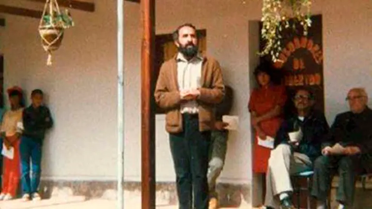 Alfonso Pedrajas, en una fotograf&iacute;a en un acto religioso. EL PA&Iacute;S