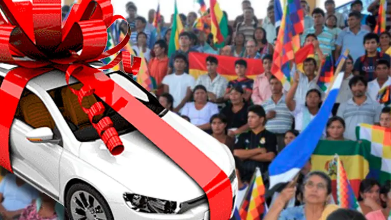 Foto referencial del auto que la Federaci&oacute;n del Tr&oacute;pico rifar&aacute; en beneficio de Palmaflor. COMPOSICI&Oacute;N DIGITAL.