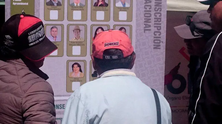 Imagen referencial de las elecciones judiciales en 2007./ Foto: ERBOL
