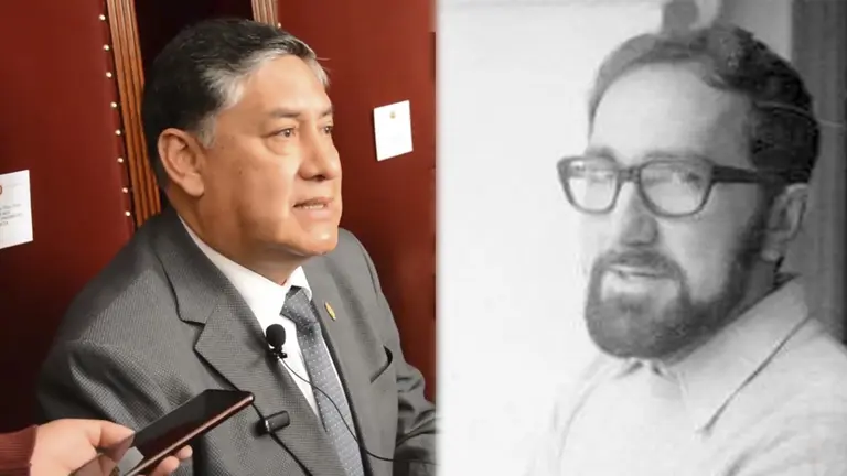 El Fiscal General del Estado y el cura Pica./ ABI Y AGENCIAS