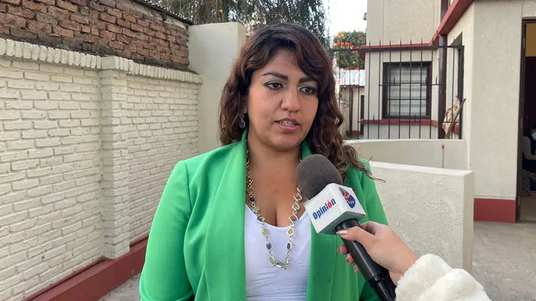 La diputada Pamela Terrazas, en una entrevista con Opini&oacute;n./ ALEJANDRO ORELLANA