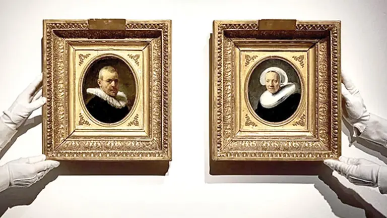Los retratos de Rembrandt que pertenec&iacute;an a la colecci&oacute;n privada de una familia de Pa&iacute;ses Bajos./ INFOBAE