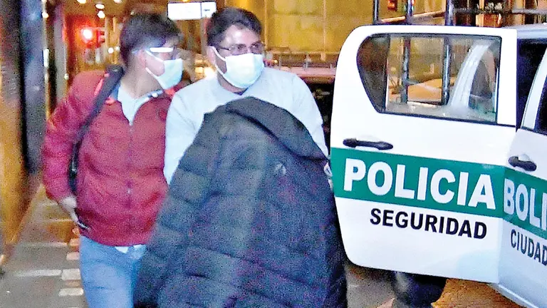 La Polic&iacute;a aprehendi&oacute; la pasada semana al sobrino del exministro de Medio Ambiente y Agua./ APG