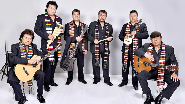 Los integrantes de la agrupaci&oacute;n Savia Andina./ CORTES&Iacute;A