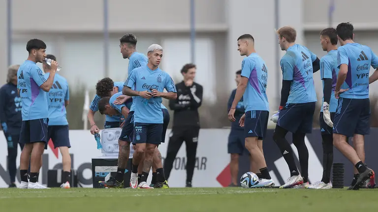 Jugadores de la Selecci&oacute;n Argentina Sub'20, en una fotograf&iacute;a de archivo./ EFE