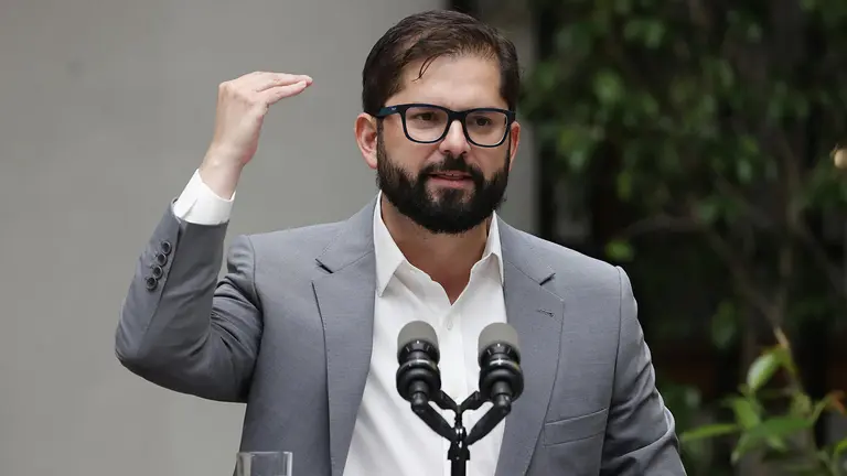 El presidente de Chile, Gabriel Boric, en una fotograf&iacute;a de archivo./ EFE