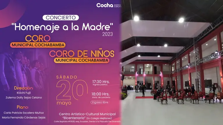 Afiche de la invitaci&oacute;n al Coro Municipal, este s&aacute;bado./ ALCALD&Iacute;A Y OPIN&Iacute;ON