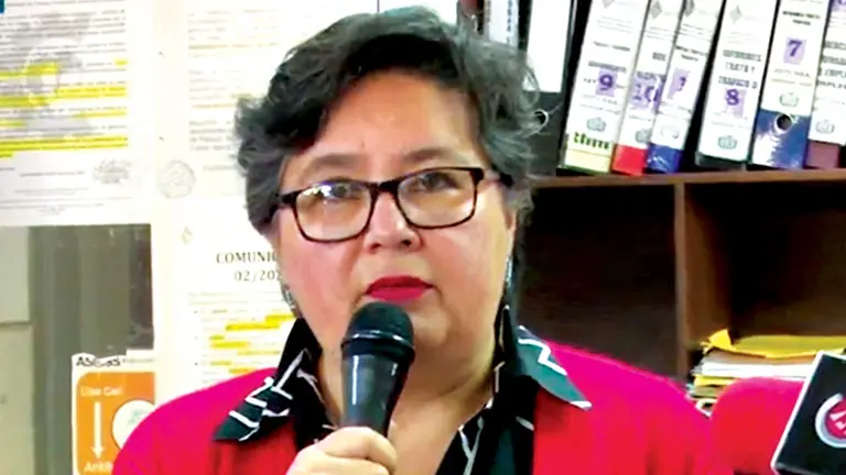 La ministra deTrabajo, Ver&oacute;nica Navia./ ABI