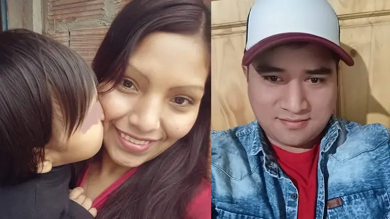 Pareja asesinada en Villa Celina. Composici&ograve;n OPINI&Oacute;N.