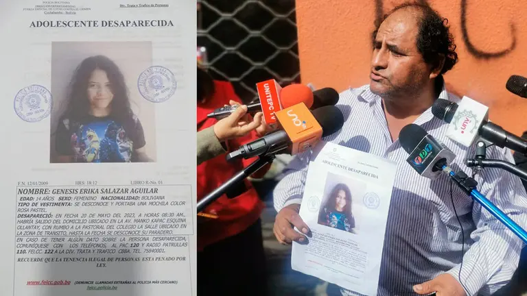 Buscan a menor desaparecida desde la ma&ntilde;ana del s&aacute;bado 20. Composici&oacute;n OPINI&Oacute;N.