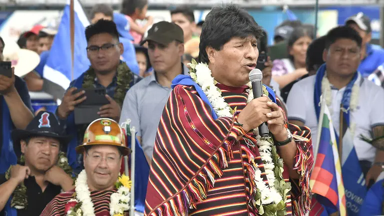 El expresidente de Bolivia Evo Morales, en una fotograf&iacute;a de archivo./ EFE