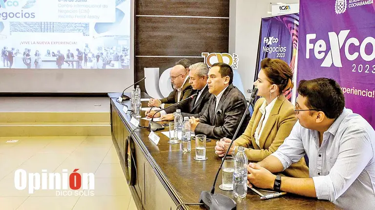 El lanzamiento de FEXCO Negocios en la ICAM, este 25 de mayo./ DICO SOL&Iacute;S