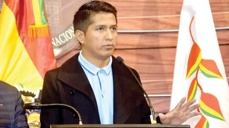 Una fotograf&iacute;a del presidente del Senado, Andr&oacute;nico Rodr&iacute;guez./ ABI