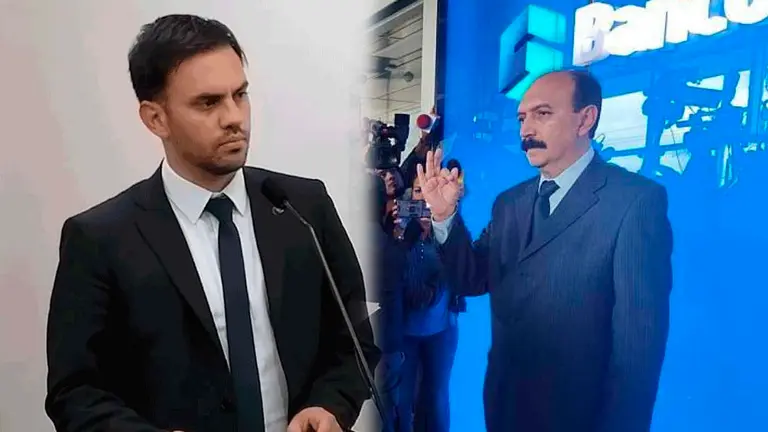 El Ministro de Gobierno (i) y el fallecido interventor de Fassil (d). COMPOSICI&Oacute;N OPINI&Oacute;N.