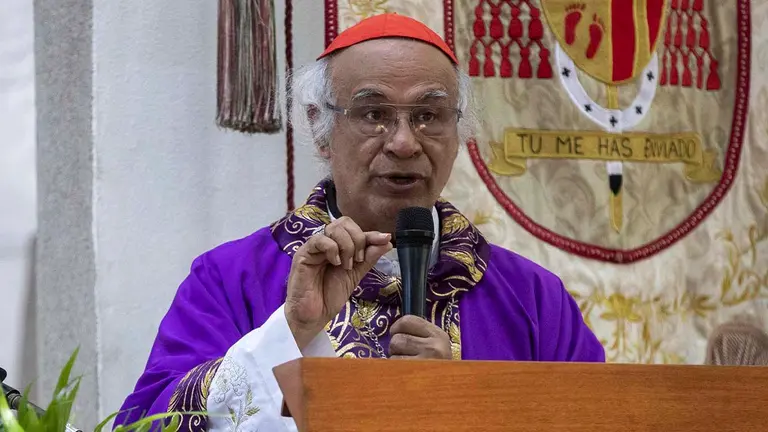 El cardenal nicarag&uuml;ense, Leopoldo Brenes, en una fotograf&iacute;a de archivo. EFE