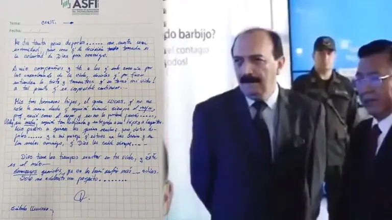 Segunda plana de la presunta carta de Colodro./ TOMADA DE URGENTE
