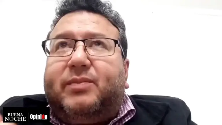 Juan Carlos Alarc&oacute;n, representante de los extrabajadores de Banco Fassil./ CAPTURA DE VIDEO