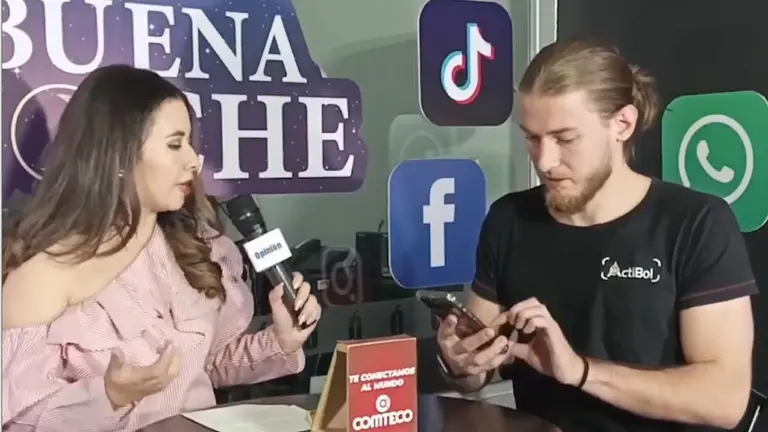 El franc&eacute;s Alexis Dessard, en entrevista con el programa Buena Noche./ CAPTURA DE VIDEO
