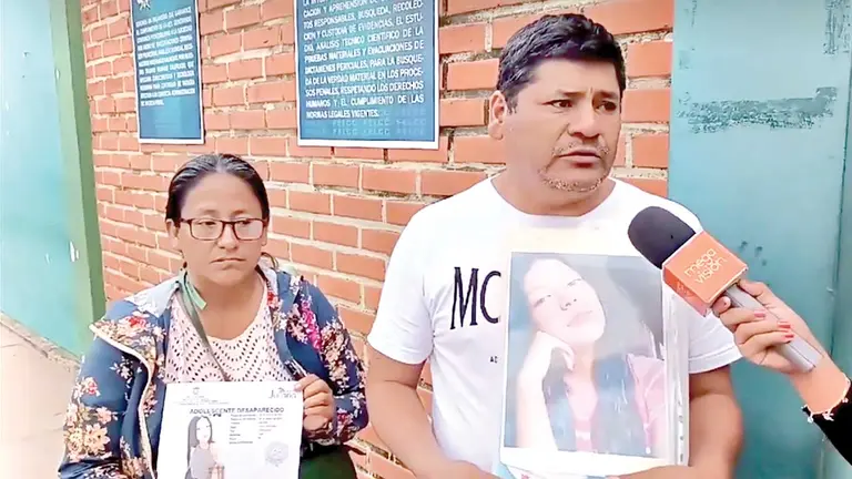 Grover y Josefina, los papás de Lineth Diana Chama. MEGA HD SCZ