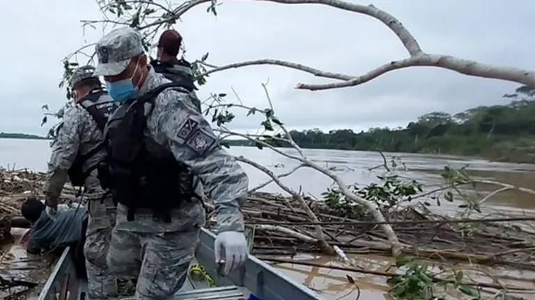 Fotograf&iacute;a referencial de la Polic&iacute;a de Navegaci&oacute;n en el R&iacute;o Madre de Dios./ OJO RIBERALTE&Ntilde;O