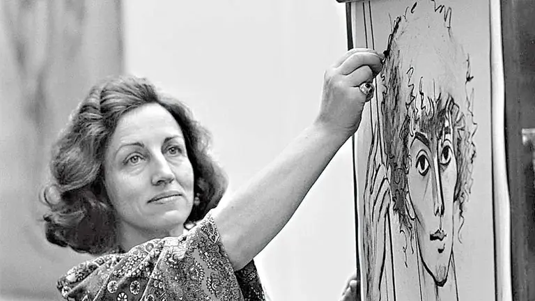 La pintora francesa Fran&ccedil;oise Gilot. / INFOBAE