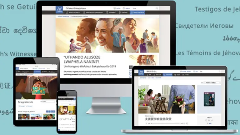 Sitio web de los testigos de Jehov&aacute;.
