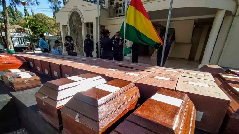 La exhumaci&oacute;n de cuerpos de excombatientes de la Guerra del Chaco. Dico Sol&iacute;s