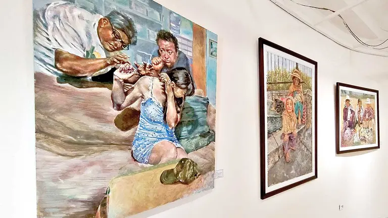 Algunas piezas de arte que son parte de la exhibici&oacute;n./ DICO SOL&Iacute;S