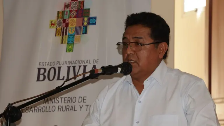 El ministro de Desarrollo Rural, Remmy Gonzales. MDRyT