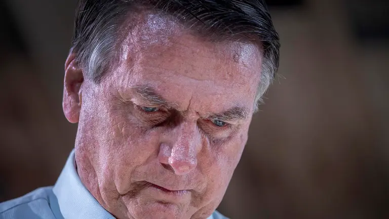 Fotograf&iacute;a de archivo, tomada el pasado 31 de enero, en la que se registr&oacute; al expresidente de Brasil Jair Bolsonaro, en Orlando (Florida, EE.UU.)./ EFE
