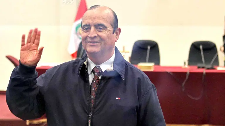 El exasesor presidencial peruano Vladimiro Montesinos, en una fotografía de archivo./ EFE