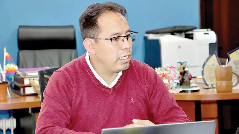 Exviceministro Carmelo Valda./ ABI