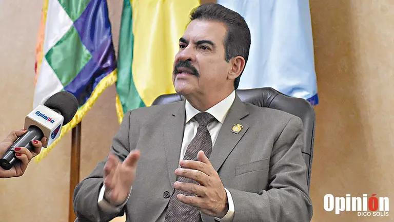 Manfred Reyes Villa, actual alcalde de Cochabamba y exprefecto del departamento. /   DICO SOLÍS