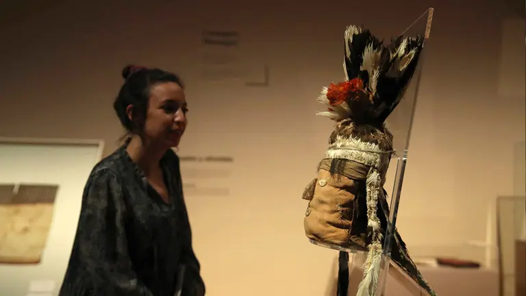 Fotograf&iacute;a de obras expuestas sobre los Incas, el 20 de junio de 2023, en el Museo de rte de Lima (Per&uacute;)./ EFE