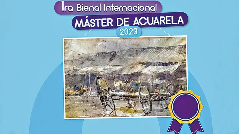Una obra de arte plasmada con acuarela./ ALCALD&Iacute;A DE COCHABAMBA