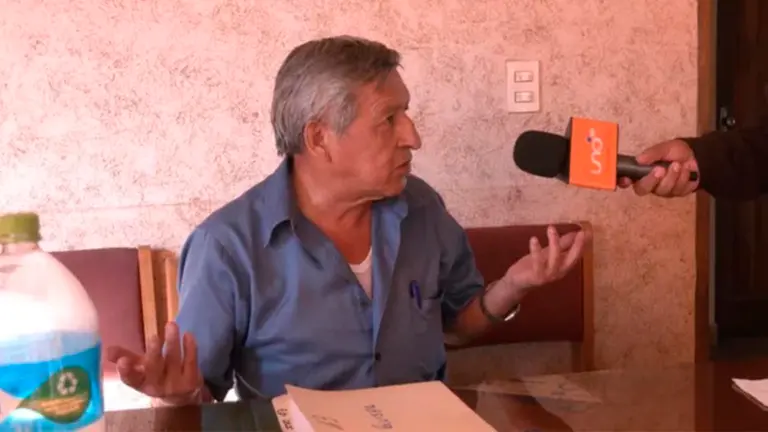 El delegado de la l&iacute;nea H de transporte p&uacute;blico de la ciudad de Cochabamba, Pac&iacute;ficoTorrico. Red Uno