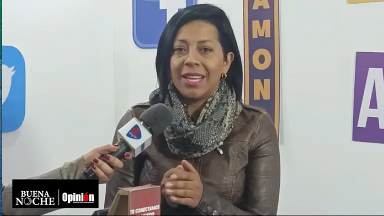 Andrea Garc&iacute;a, responsable de la oficina de Apoyo para la Familia de la Fundaci&oacute;n Dignidad./ CAPTURA DE VIDEO