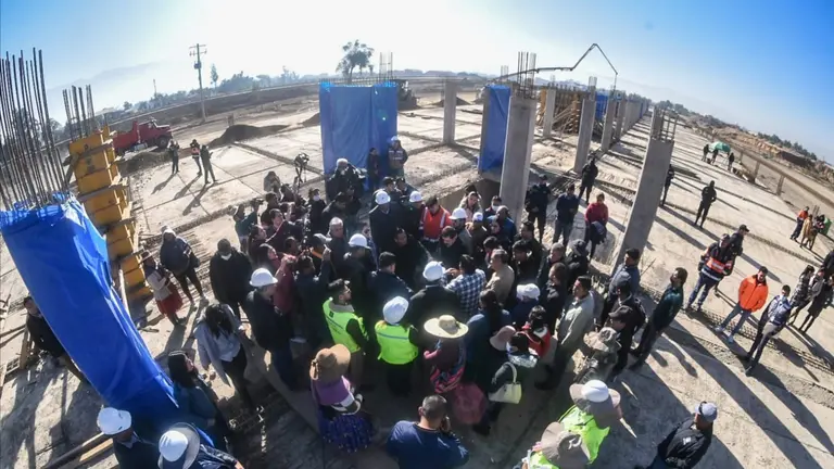 Inspecci&oacute;n a la nueva Terminal de Buses de Cochabamba, emplazada en la zona de Albarrancho, al sur de la ciudad. DICO SOL&Iacute;S