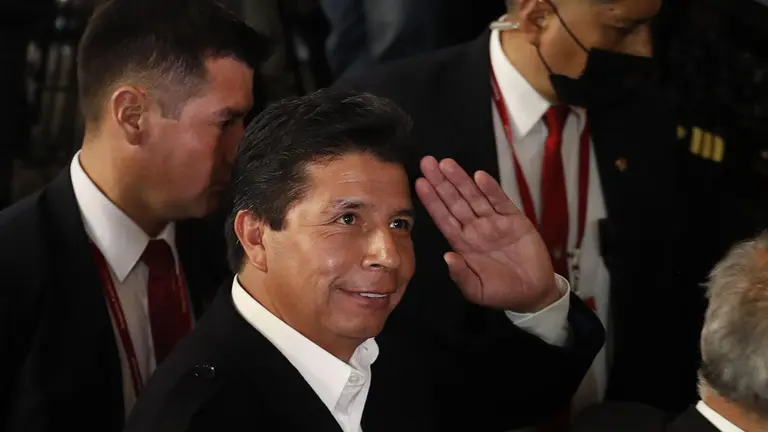 El expresidente peruano Pedro Castillo, en una fotograf&iacute;a de archivo./ EFE
