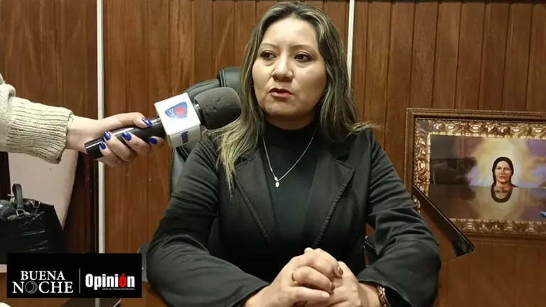 La concejal Silvia Soliz, durante la entrevista con OPINI&Oacute;N./ CAPTURA DE VIDEO