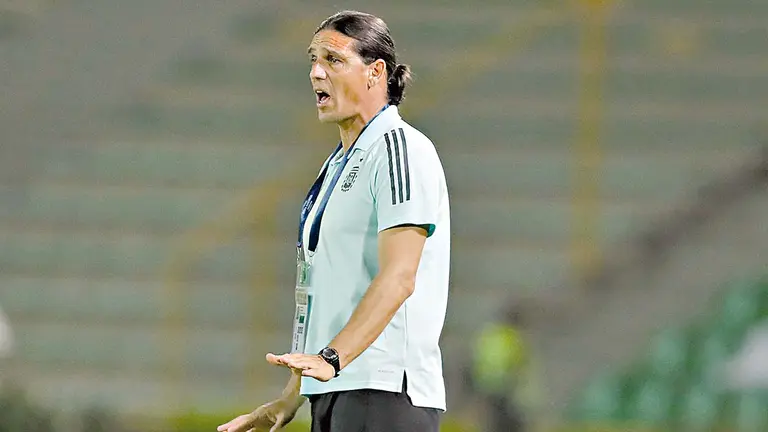 Germ&aacute;n Portanova, DT de la selecci&oacute;n argentina femenina./ EFE