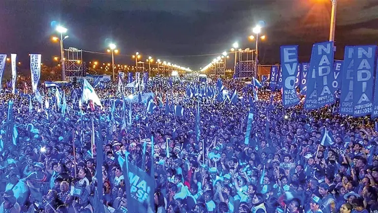 Imagen referencial al Movimiento Al Socialismo (MAS). ARCHIVO