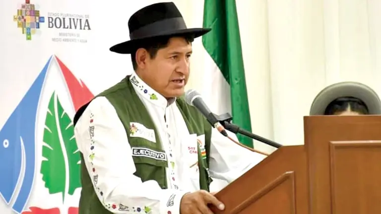 El ahora exdirector del Servicio Nacional de &Aacute;reas Protegidas (Sernap), Teodoro Mamani./ SERNAP