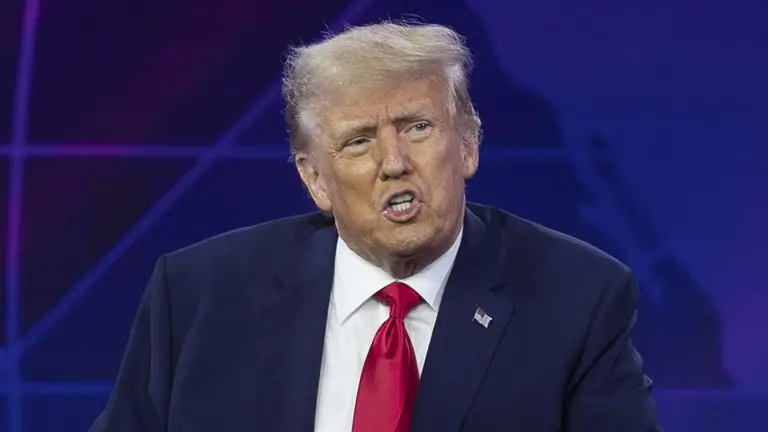 El expresidente de Estados Unidos, Donald Trump, en una conferencia pasada./ EFE