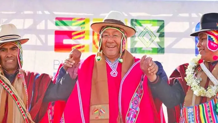 El presidente Luis Arce./ URGENTE.BO