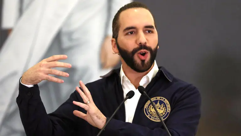 Imagen de archivo del presidente de El Salvador, Nayib Bukele./ EFE